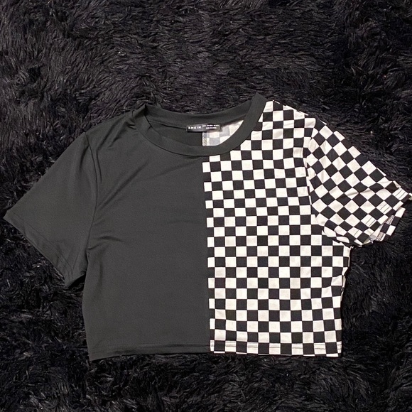 New half black and half black and white checkers. - Picture 5 of 10